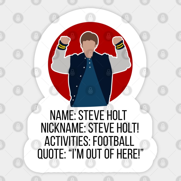 Steve Holt Football Sticker by Meta Cortex